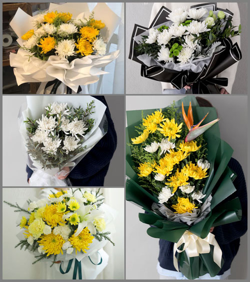 四川成都青白江区龙王镇清洁村白事花束代送